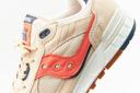 Saucony Shadow 5000 Shoes - Size 8.5 - beige/blue