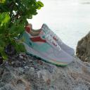 Saucony Shadow 5000 St. BARTH Shoes - Size 4 - beige/green