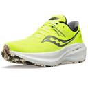 Saucony Triumph 20 Shoes Yellow Grey White - 42