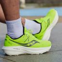 Saucony Triumph 20 Shoes Yellow Grey White - 44