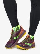 Saucony Xodus Ultra 2 Shoes Maroon Green - 47