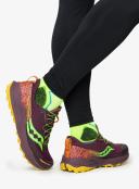 Saucony Xodus Ultra 2 Shoes Maroon Green - 47