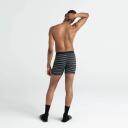 Saxx Men's Ultra Boxer Brief Black Crew Stripe XL