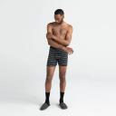 Saxx Men's Ultra Boxer Brief Black Crew Stripe XL