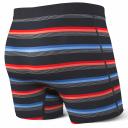 Saxx Men's Ultra Boxer Brief Black Crew Stripe XL