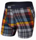 Saxx Men's Ultra Boxer Brief Underwear - Polka Pineapple Blue