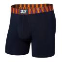 Saxx Men's Ultra Boxer Brief Underwear - Polka Pineapple Blue XL