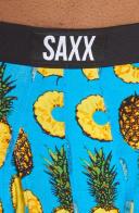 Saxx Men's Ultra Boxer Brief Underwear - Polka Pineapple Blue XL