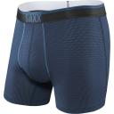 Saxx Quest Boxer Brief Fly Men's Underwear, S Red Solar Stripe