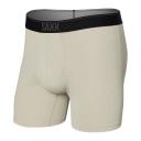 Saxx Quest Boxer Brief Fly Men's Underwear, S Red Solar Stripe