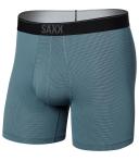 Saxx Quest Quick Dry Mesh Boxer Brief Fly Storm Blue