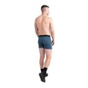 Saxx Quest Quick Dry Mesh Boxer Brief Fly Storm Blue