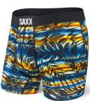 Saxx Ultra Boxer Brief: Polka Pineapple Blue
