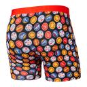 Saxx Ultra Boxer Brief: Polka Pineapple Blue