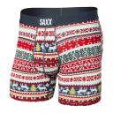 Saxx Ultra Boxer Brief: Polka Pineapple Blue
