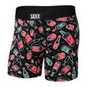 Saxx Ultra Boxer Brief: Polka Pineapple Blue