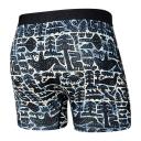 Saxx Ultra Boxer Brief: Polka Pineapple Blue