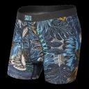 Saxx Ultra Fly Boxer Brief Black Astro Surf And Turf Xl