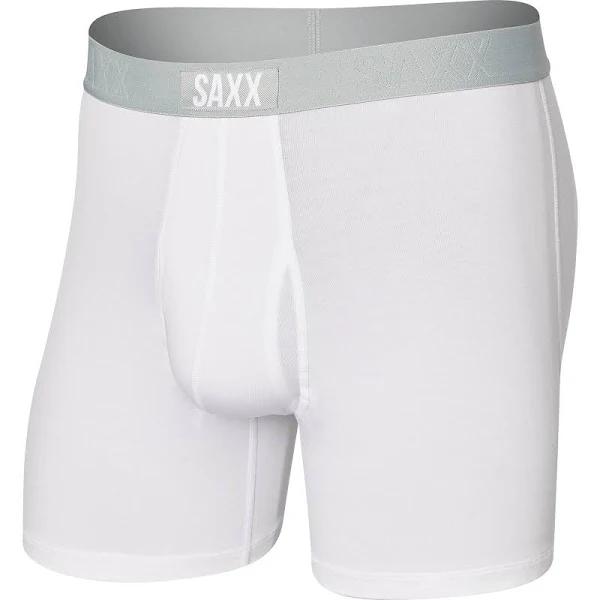 Saxx Ultra Fly Boxer Brief White S