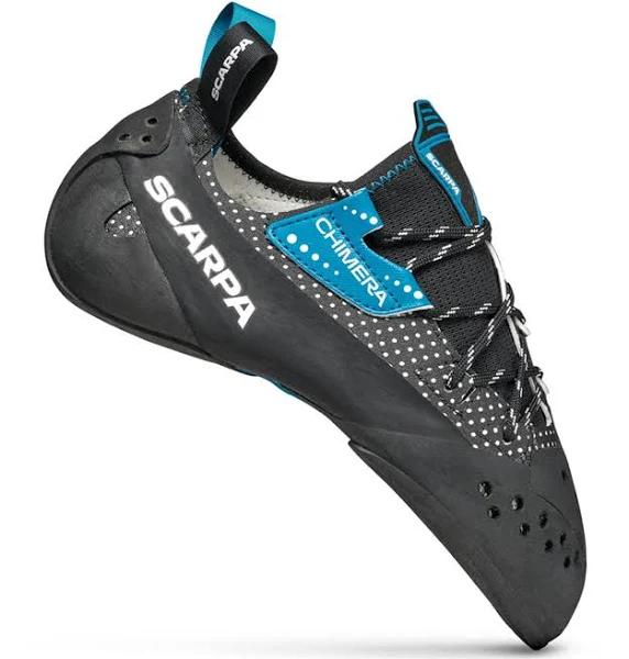 Scarpa Chimera Climbing Shoe - Black/Azure 39.5