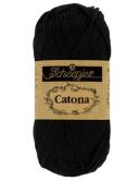 Scheepjes Catona - 110 Jet Black 50g