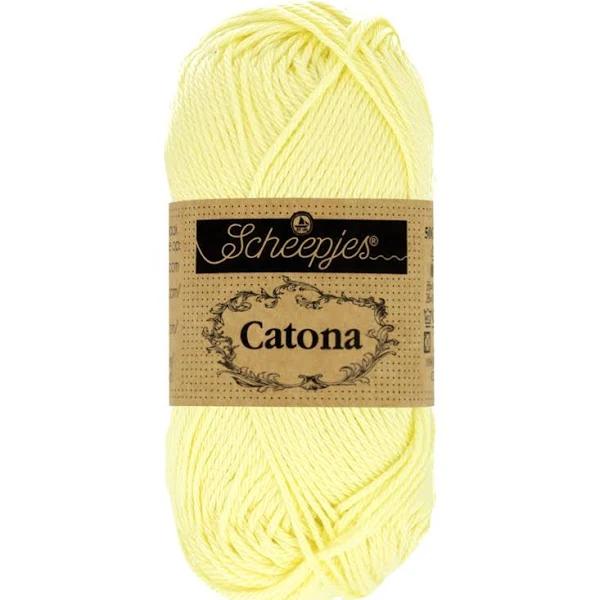 Scheepjes Catona 50g - 100 Lemon Chiffon