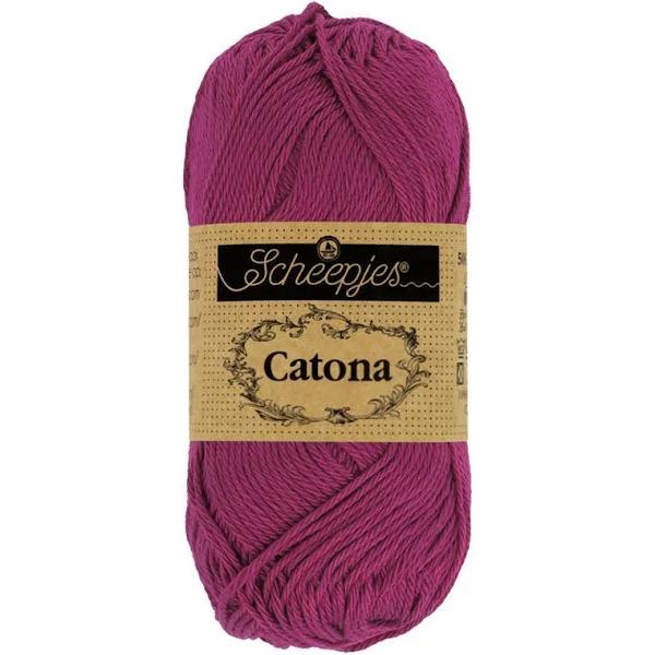 Scheepjes Catona 50g - 128 Tyrian Purple