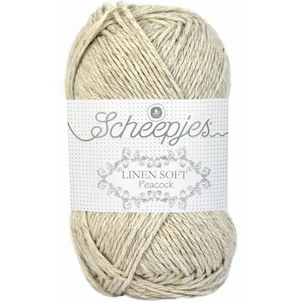 Scheepjes Linen Soft Beige Premium Blend DK Yarn 50g - 613