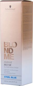 Schwarzkopf BlondMe Instant Blush - Steel Blue 250ml