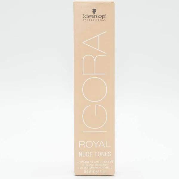 Schwarzkopf Igora Royal Nude Tones Permanent Color - 4-46 Medium Brown Beige Chocolate