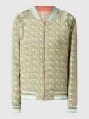 Scotch & Soda Printed Reversible Bomber Jacket Beige XL Woman
