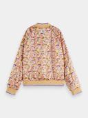 Scotch & Soda Printed Reversible Padded Bomber Jacket S