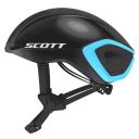 Scott Cadence Plus Helmet - Black Light Blue 55-59 / Azzurro