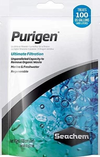 Seachem Purigen Ultimate Filtration 100 ml Bag Aquarium Fish Tank Filter Media