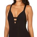 Seafolly - Active Deep V Maillot Black