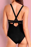 Seafolly - Active Deep V Maillot Black