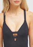 Seafolly - Active Deep V Maillot Black