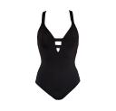 Seafolly Active Deep V One Piece Black