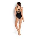 Seafolly Active Deep V One Piece Black