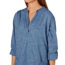 Seafolly Womens Chambray Boyfriend Cotton Beach Shirt XS