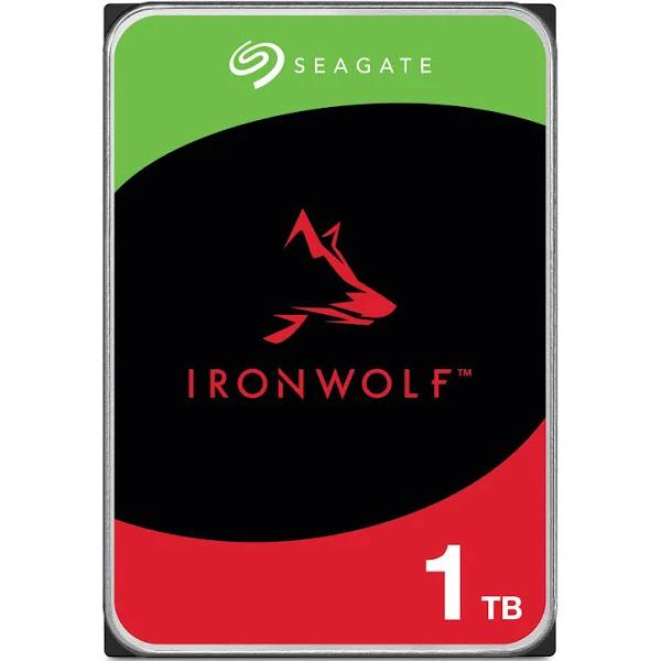 Seagate ST1000VN008 5400RPM 3.5" 256MB Cache 1TB SATA 6.0Gb/s IronWolf Hard Drive