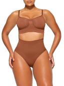 Seamless Sculpt Bralette | Espresso