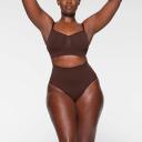 Seamless Sculpt Bralette | Espresso