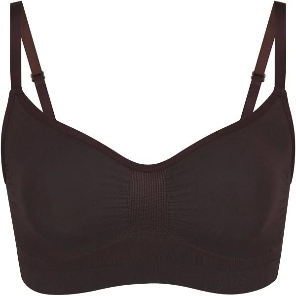 Seamless Sculpt Bralette | Espresso