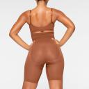 Seamless Sculpt High-Waisted Above The Knee Short | Bronze