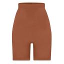 Seamless Sculpt High-Waisted Above The Knee Short | Bronze