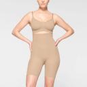 Seamless Sculpt High-Waisted Above The Knee Short | Clay