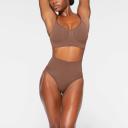 Seamless Sculpt Mid Waist Brief | Jasper