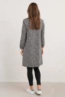Seasalt Cornwall Wave Wing Dress in Disty Silhouette Onyx 14