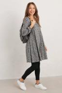 Seasalt Cornwall Wave Wing Dress in Disty Silhouette Onyx 18